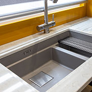 Fragranite sinks for kitchens from Woodbrook Designs, Monmouth